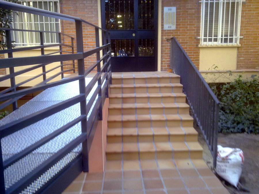 rampa acceso minusvalidos