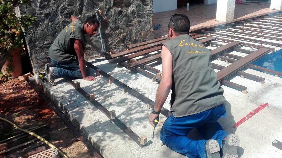 rastrelado respetando los contornos