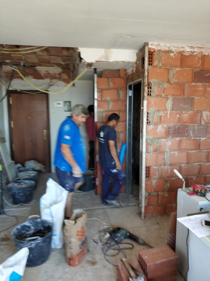 Realizando nueva distribución