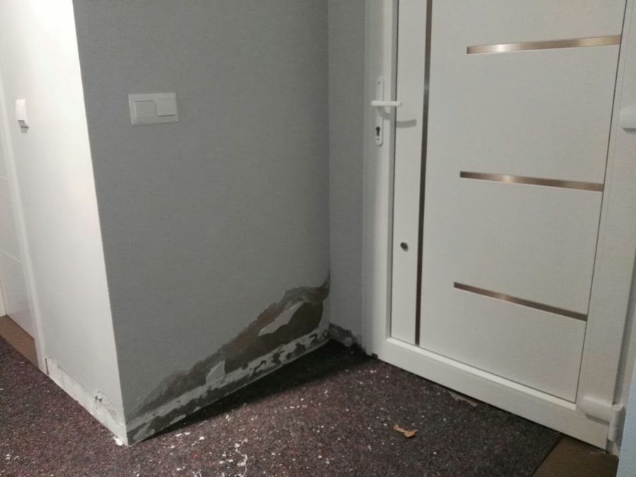 RECIBIDOR CON PROBLEMAS DE HUMEDAD