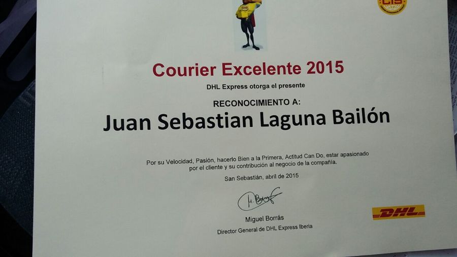 reconocimiento de una gran empresa