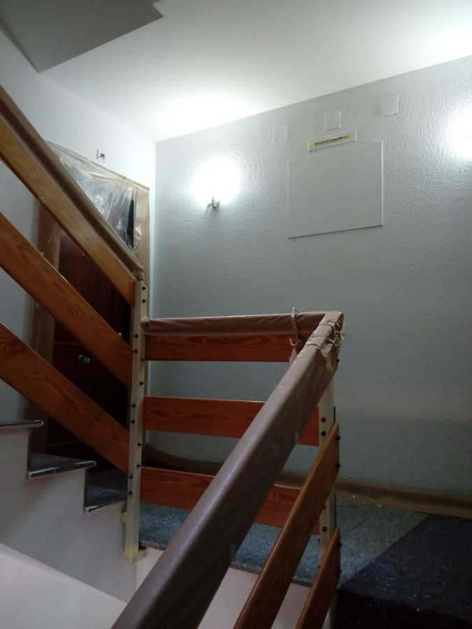 Recorte y pintura blanca