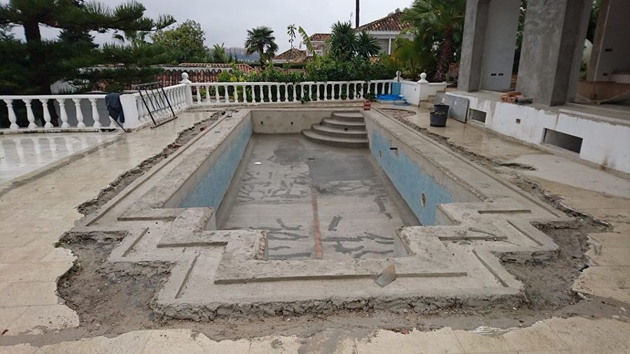 Reforma completa piscina- foto ejecución