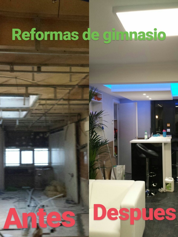 Reforma de  gimnasio
