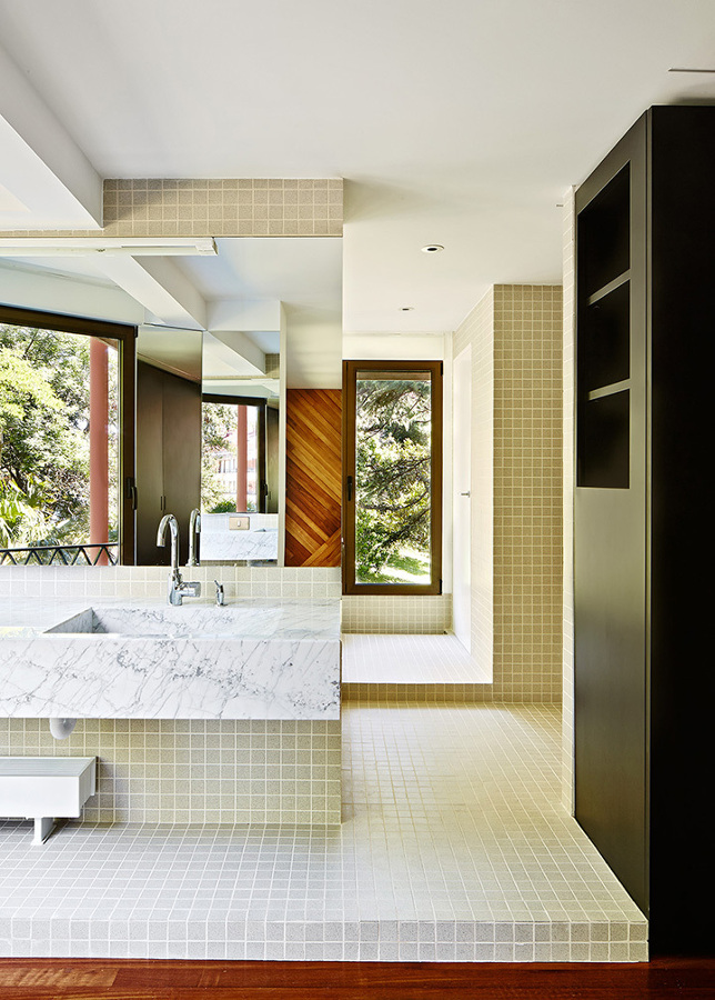 baño mármol