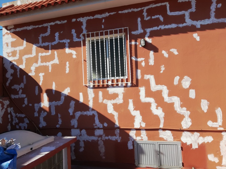 Reparación de superficies en exterior de vivienda