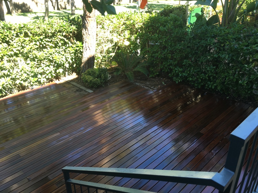 RESTAURACION TARIMA EXTERIOR IPE