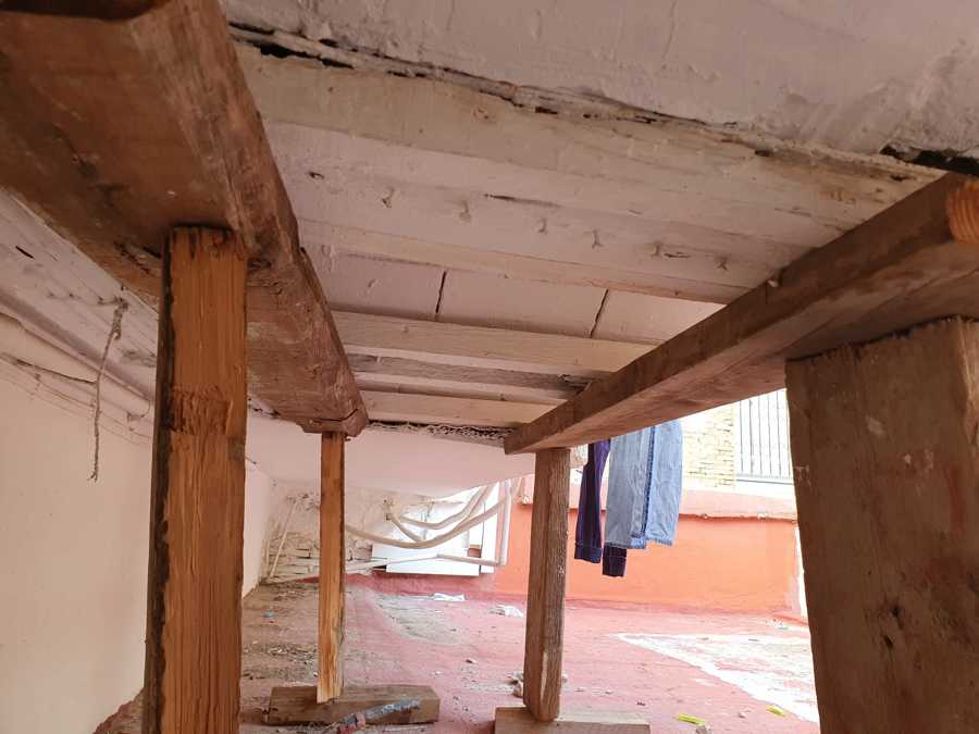 Restauración y reparación vigas de madera