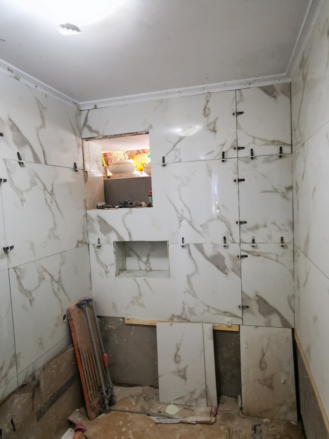 Revestimiento paredes del baño