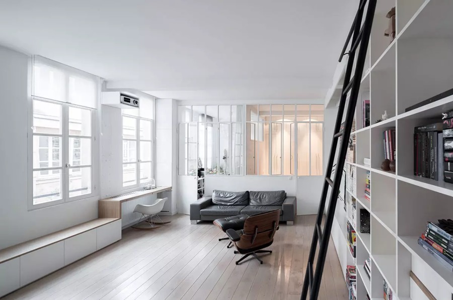 Simple pero Elegante: Apartamento Parisino Que Multiplica la Luz