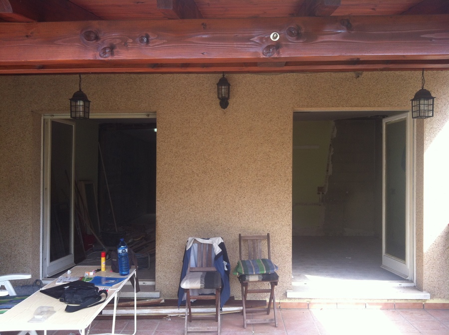 salida al jardin