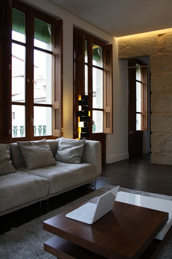 Salón amueblado