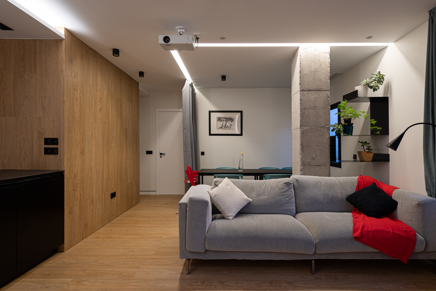 salón cocina