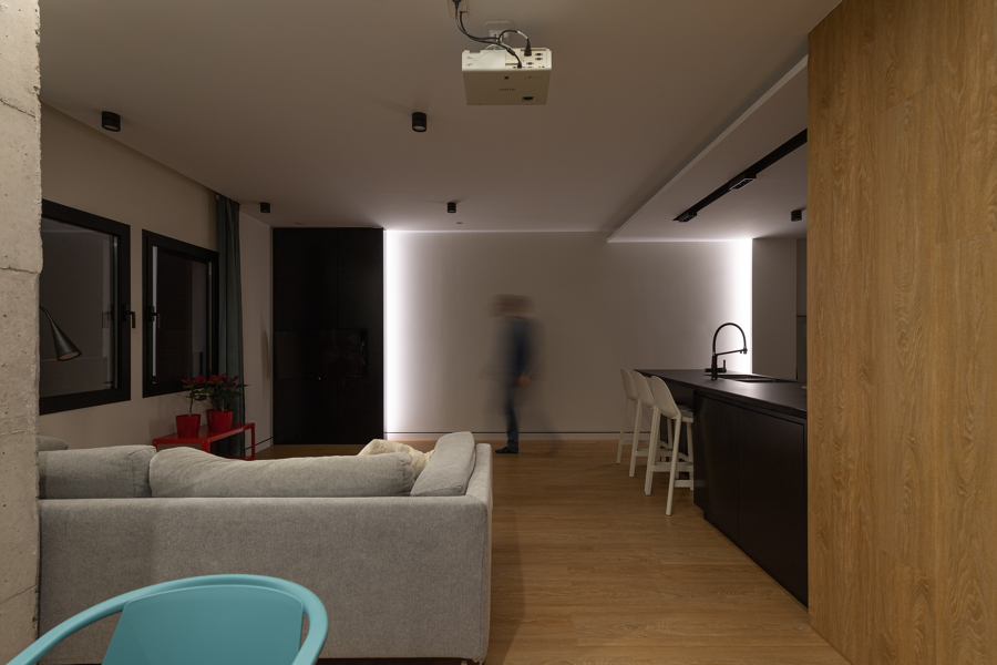 salón cocina
