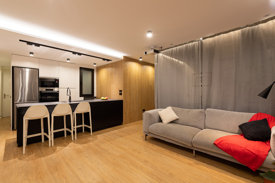 salón cocina