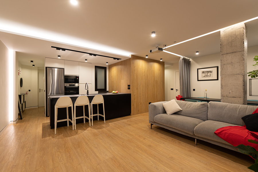 salón cocina