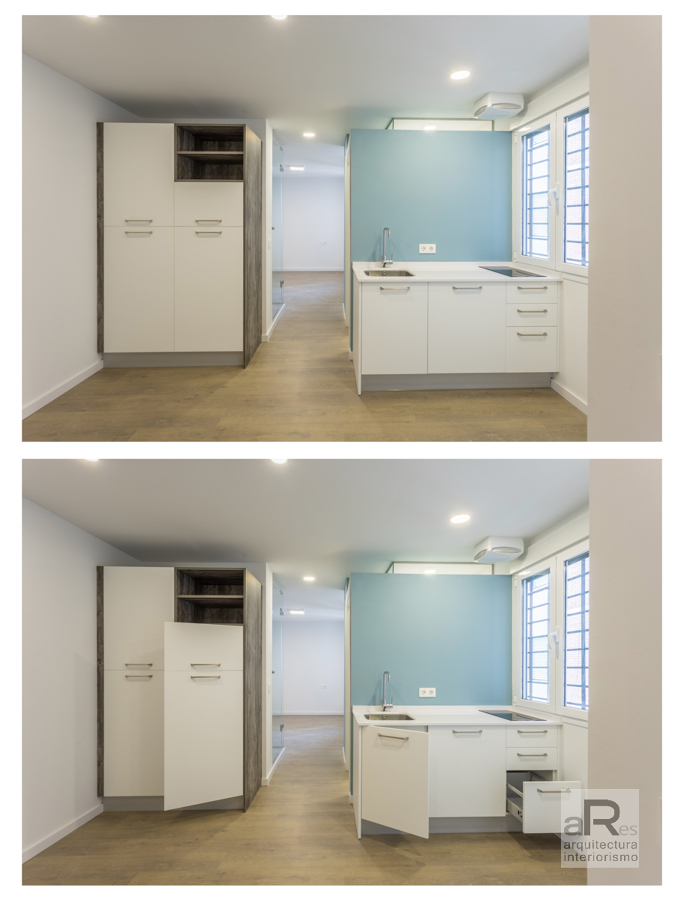 Salón-cocina abierta