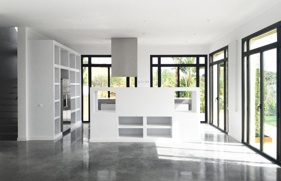 Salón comedor - Casa A | 08023 Arquitectos - Barcelona