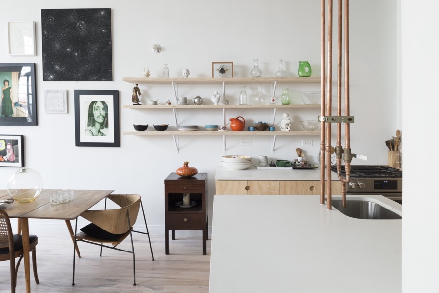 salón con mobiliario a medida