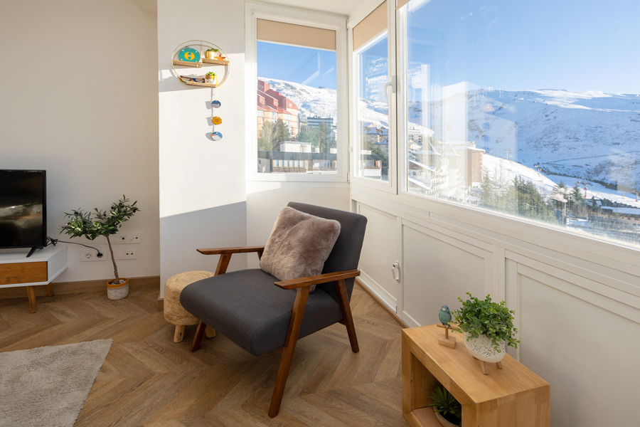 Salón con vistas