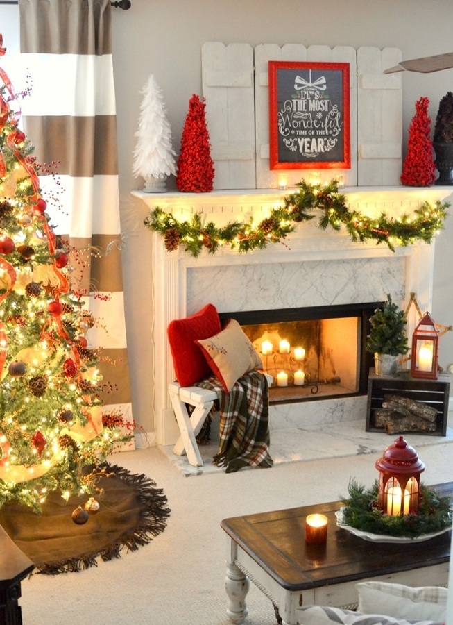 salón navideño