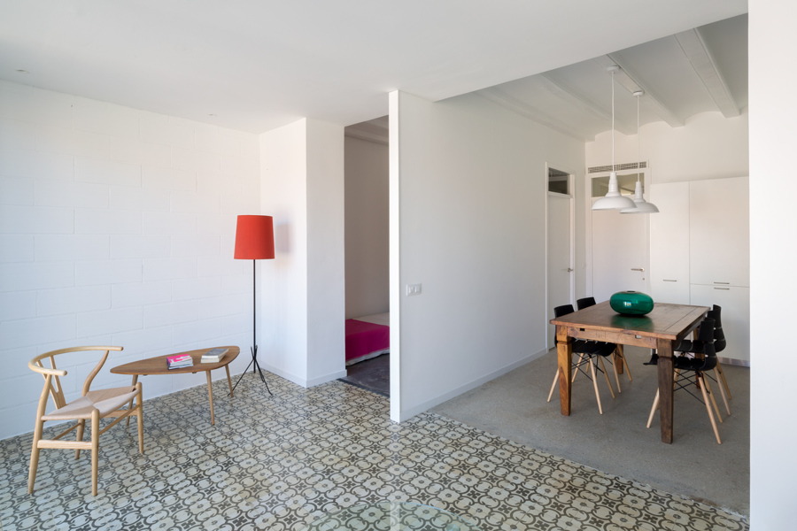 salon y cocina