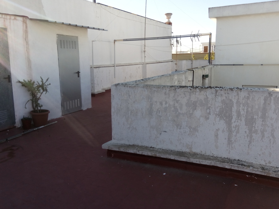 Saneado de terraza.
