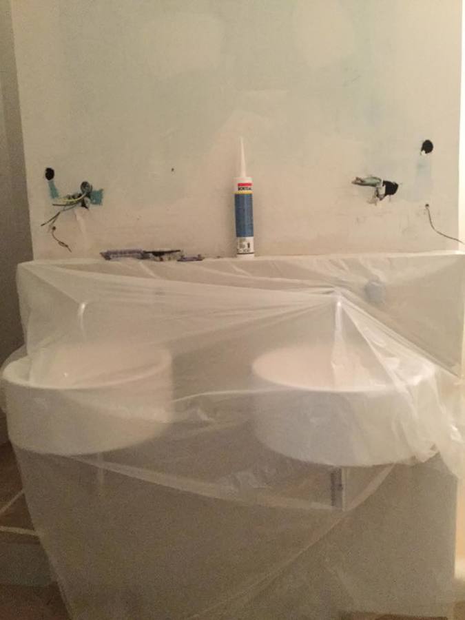 Sanitarios en obra