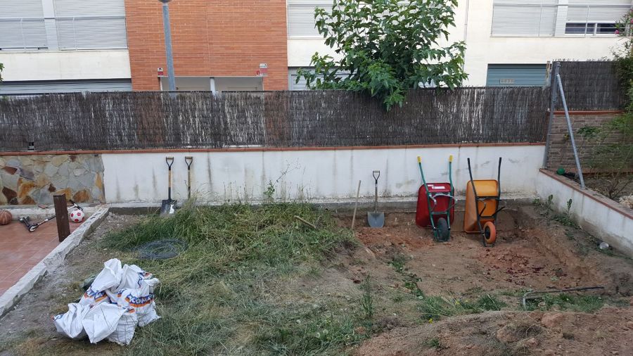 Se empieza a cavar