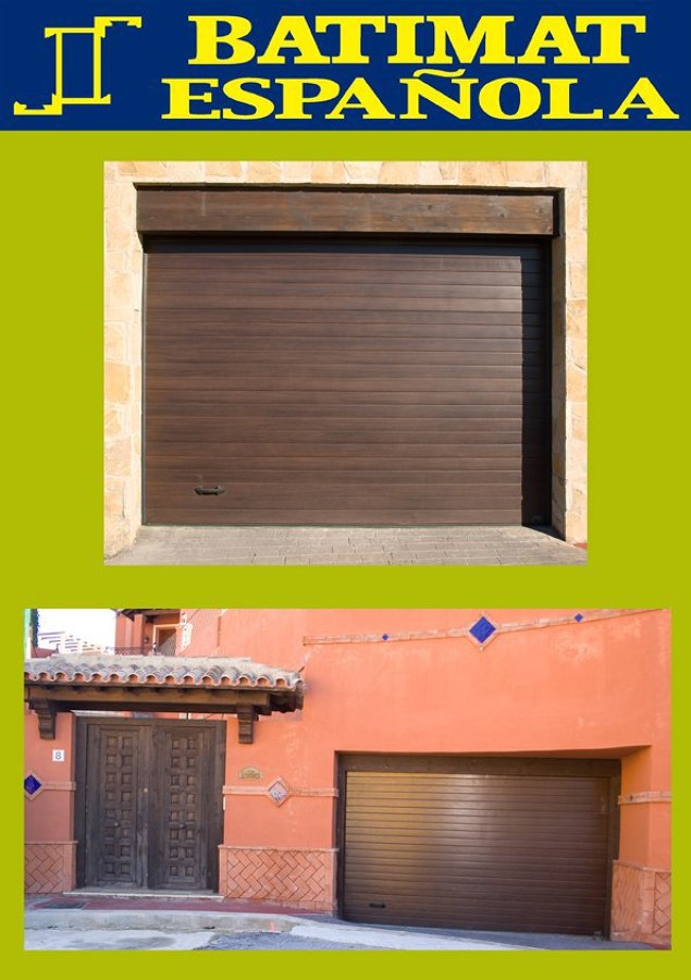 Seccionales imitación madera 