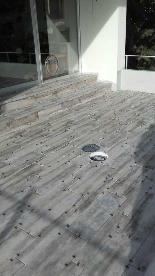Solando la terraza