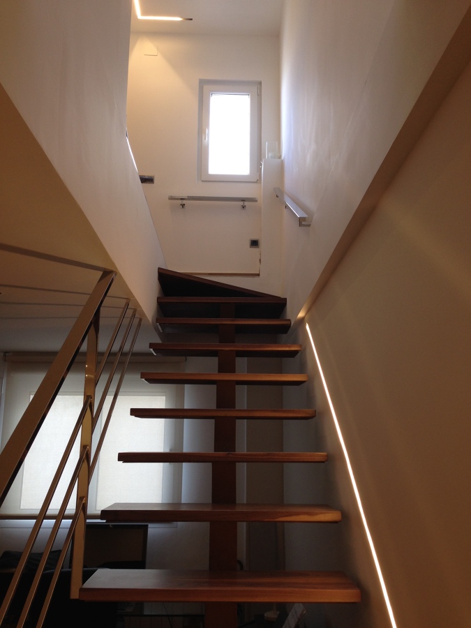 Subida de escaleras