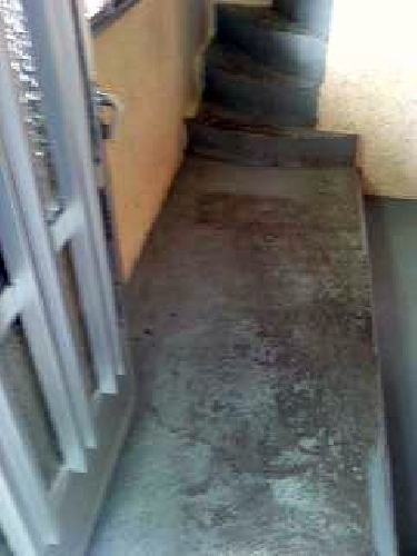 Suelo entrada antes