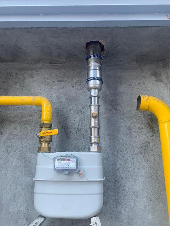 Sustitución instalación antigua en hierro por acero inoxidable