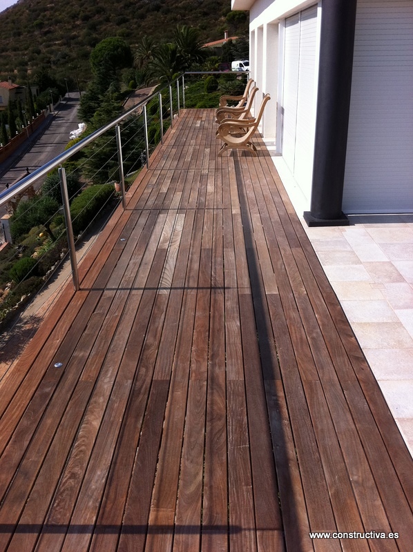 Tarima de iroko
