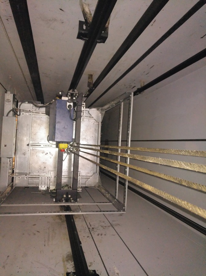 Techo de cabina caja de revision