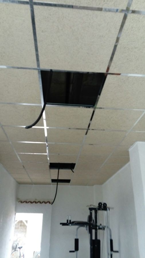 Falso Techo Desmontable Acustico//perfil Espejo | Ideas Pladur