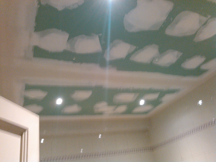 Reemplazar Techo de Cañizo en un Baño por uno de Pladur Anti-humedad y