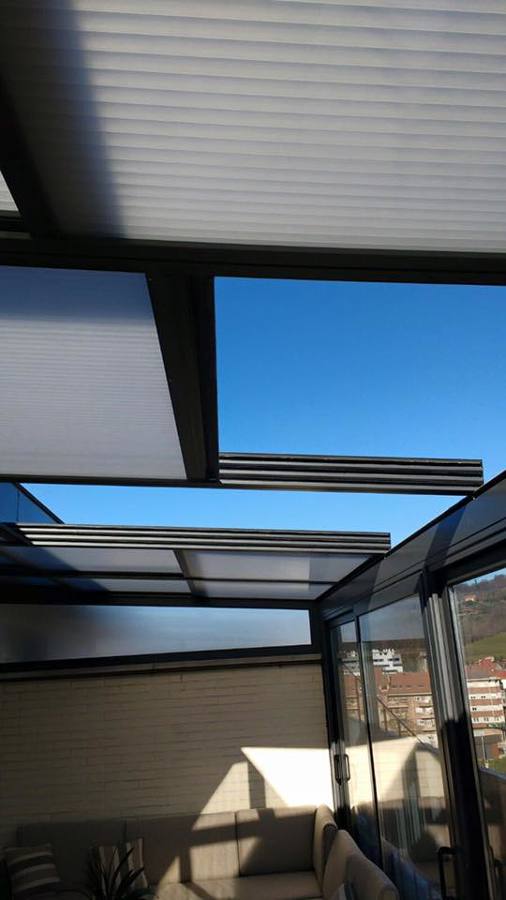 Techo móvil de aluminio