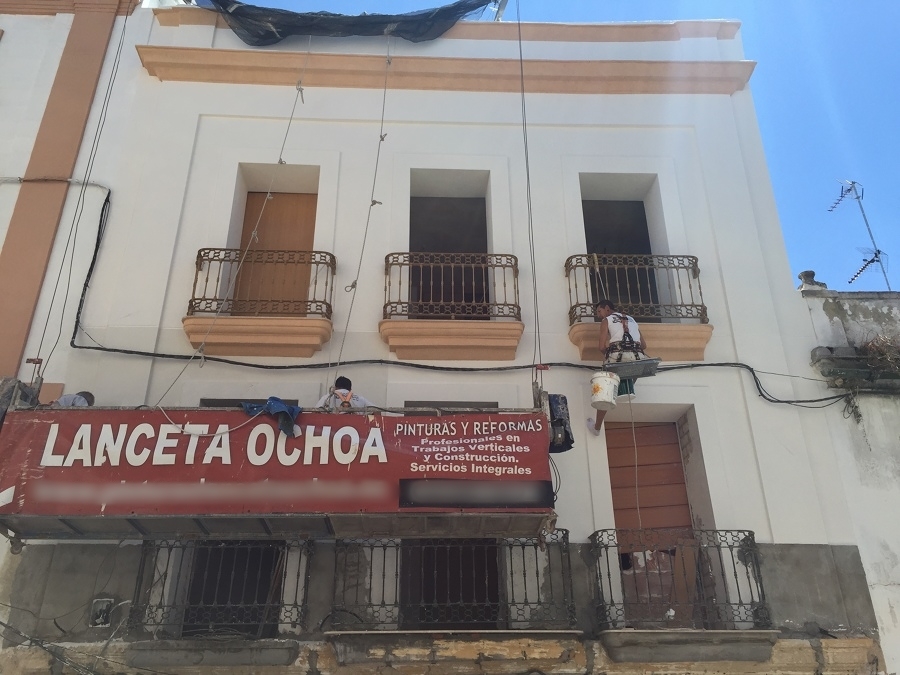 terminación de mortero monocapa 