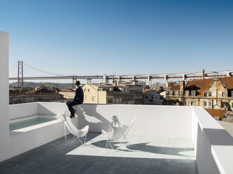 Terraza con piscina
