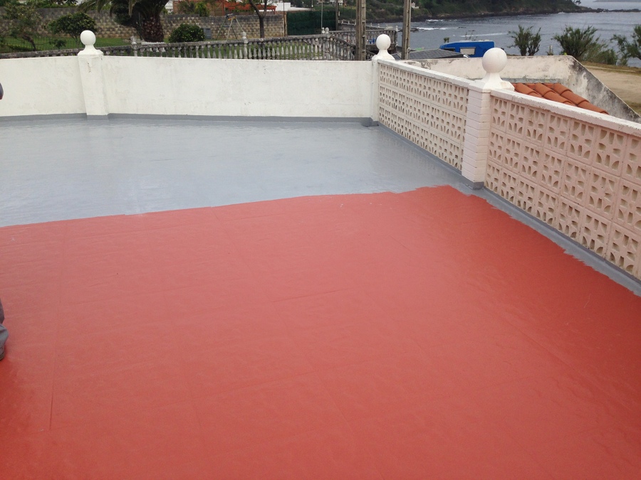 TERRAZA CON POLIURETANO