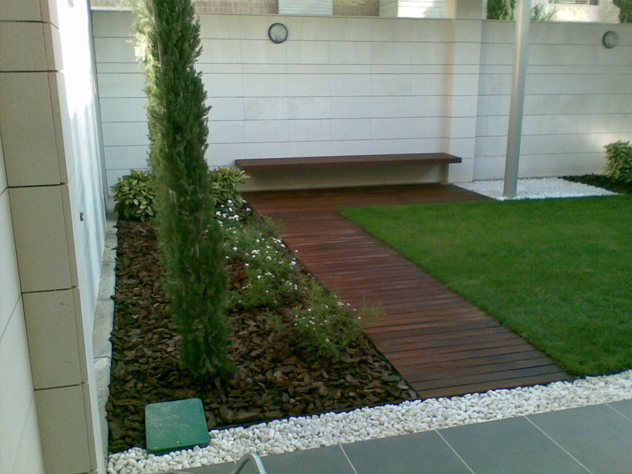 Terraza de entrada