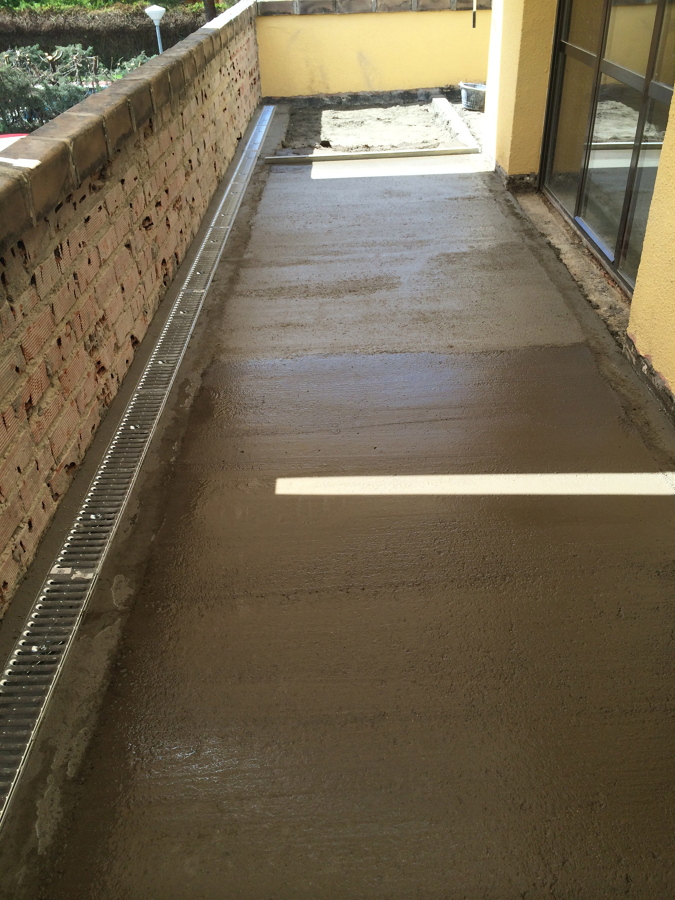 Terraza en Obra