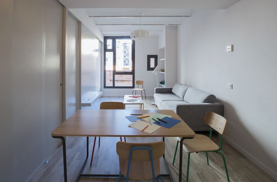 tonos neutros y materiales naturales
