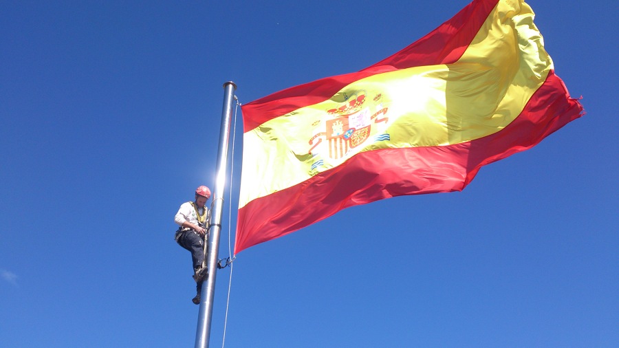 Trabajos de mantenimiento en altura, hoteles Sardinero, Casino de Santander, Banco Santander.