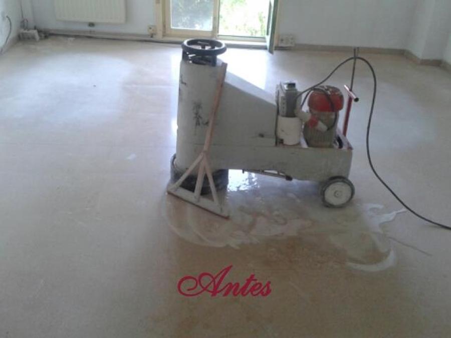 Trabajos de  pulido, diamantado y cristalizado de mármol y terrazo.