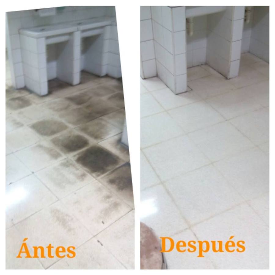 Trabajos de  pulido, diamantado y cristalizado de mármol y terrazo.