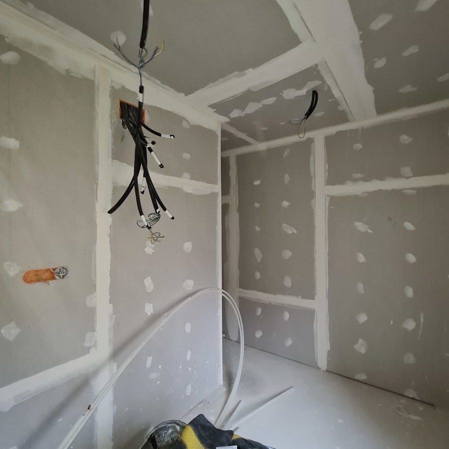 Trabajos de yeso laminado (Durante)