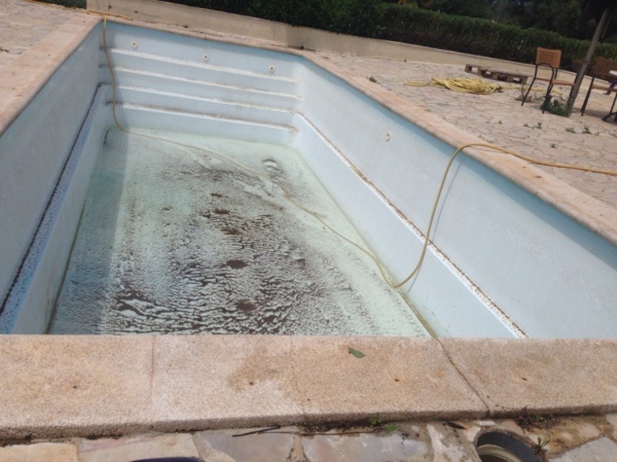 Vaciado piscina 